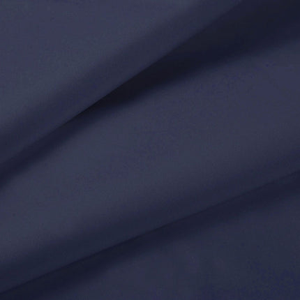 1000TC Ultra Soft Double Size Bed Midnight Blue Flat & Fitted Sheet Set