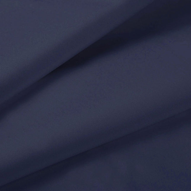 1000TC Ultra Soft Double Size Bed Midnight Blue Flat & Fitted Sheet Set
