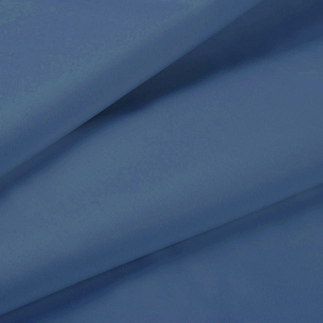 1000TC King Size Bed Soft Flat & Fitted Sheet Set Greyish Blue