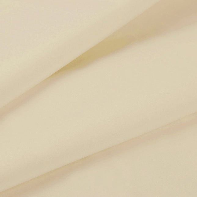 1000TC Ultra Soft Single Size Bed Yellow Cream Flat & Fitted Sheet Set