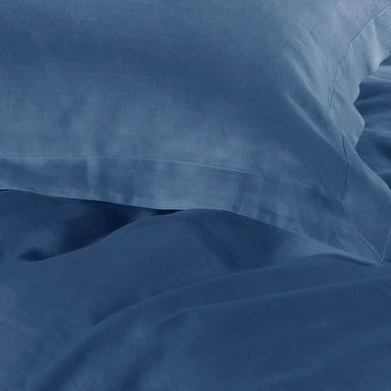 1000TC Tailored King Size Quilt/Doona/Duvet Cover Set - Greyish Blue