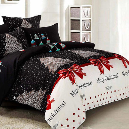 Merry Double SizeChristmas Quilt/Doona/Duvet Cover Set