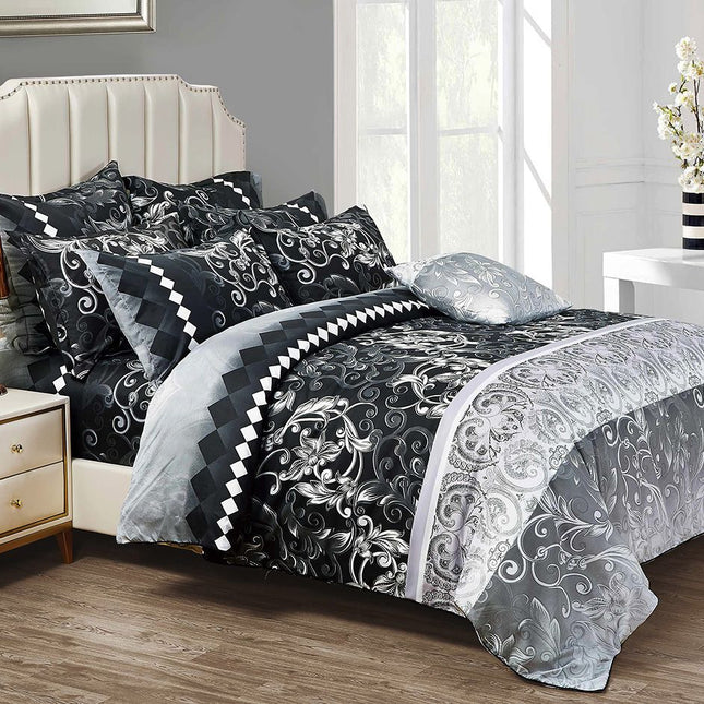 Costa King Size Duvet Doona Quilt Cover Set