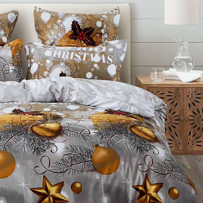 Christmas Gift King Size Quilt/Doona/Duvet Cover Set