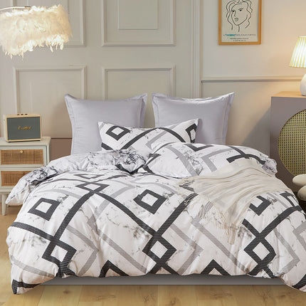 Ashwin King Size Quilt Doona Duvet Cover Set