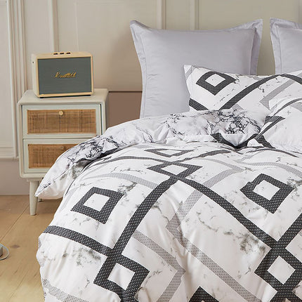 Ashwin King Size Quilt Doona Duvet Cover Set