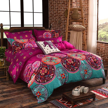 Mandala Queen Size Duvet Doona Quilt Cover Set