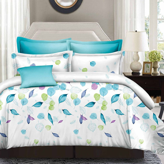 Leaves Queen Size Duvet Doona Quilt Cover Set