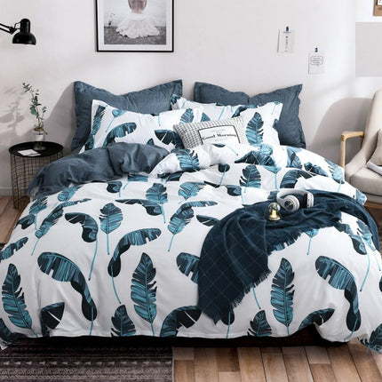 Leaves Queen Size Duvet Doona Quilt Cover Set