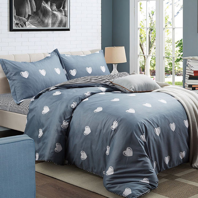 Cooper Queen Size Quilt/Doona/Duvet Cover Set