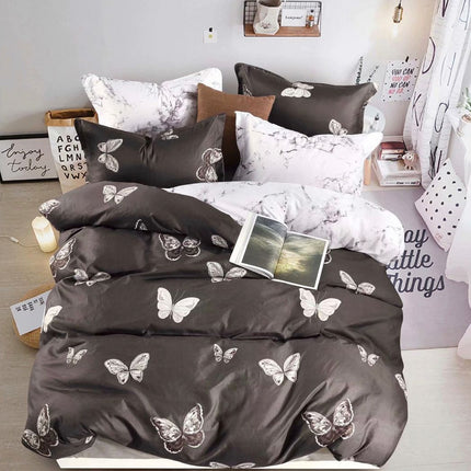 Butterfly Queen Size Quilt/Doona/Duvet Cover Set