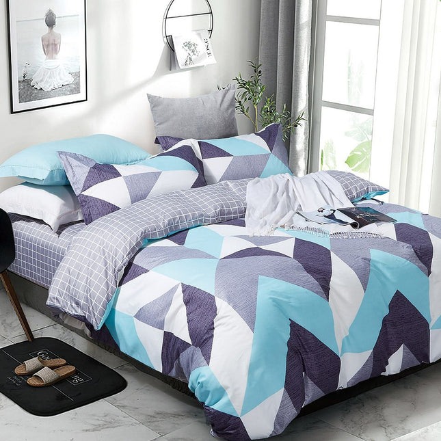 Kian Queen Size Duvet Doona Quilt Cover Set