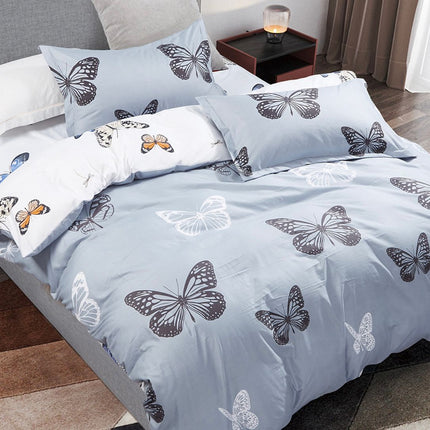 Butterfly Super King Size Quilt/Doona/Duvet Cover Set
