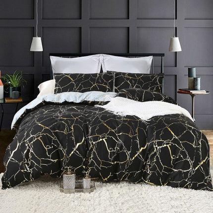 Adana Reversible Super King Size Bed Quilt/Doona/Duvet Cover Set