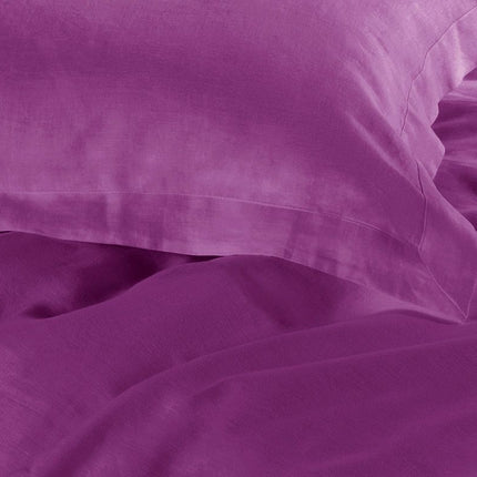 1000TC Tailored Queen Size Purple Duvet Doona Quilt Cover Set