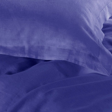 1000TC Tailored Queen Size Royal Blue Duvet Doona Quilt Cover Set