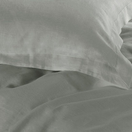 1000TC Tailored Super King Size Grey Duvet Doona Quilt Cover Set