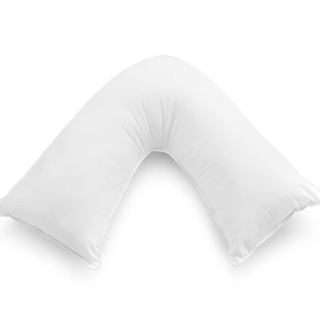 1000TC Premium Ultra Soft V SHAPE Pillowcase - White