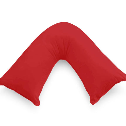 1000TC Premium Ultra Soft V SHAPE Pillowcase - Red
