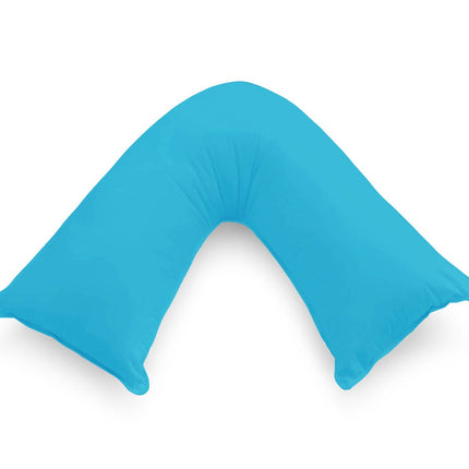 1000TC Premium Ultra Soft V SHAPE Pillowcase - Light Blue