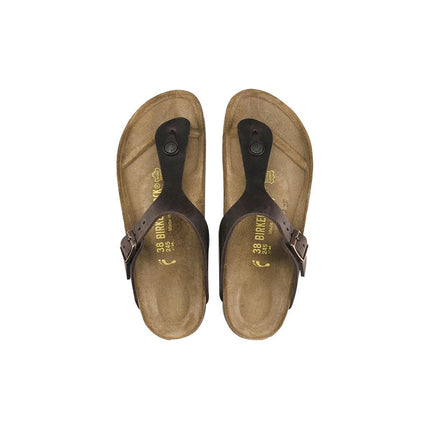 Contoured Cork Footbed Thongs with Deep Heel Cup - 40 EU