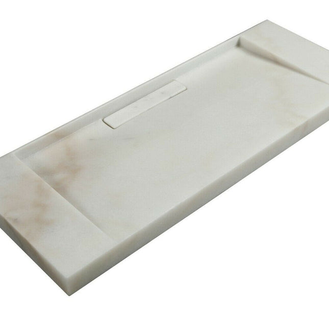 2023 Hand Crafted Marble Nature stone wash basin Carrara White wall hung 1200*450 mm