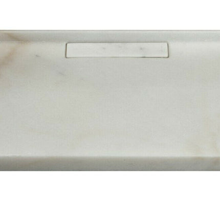 2023 Hand Crafted Marble Nature stone wash basin Carrara White wall hung 1200*450 mm