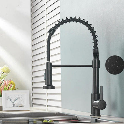 2023 Matte Black Pull out Kitchen tap with spray function