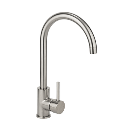 2023 Matte Black Goose neck Swivel Kitchen tap stainless steel PVD plated