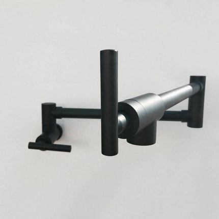 2023 Brushed Nickel Kitchen tap Wall Mounted Pot Filler Single Cold Water inlet