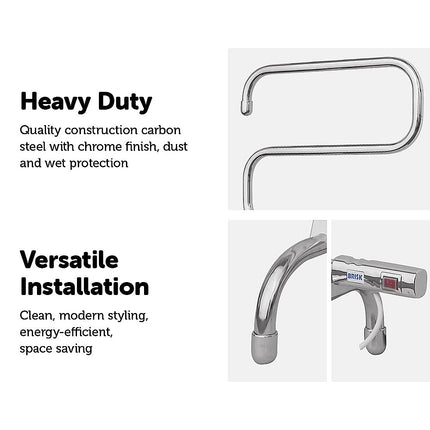 Electric Heated Bathroom Towel Rack/Rail -70w