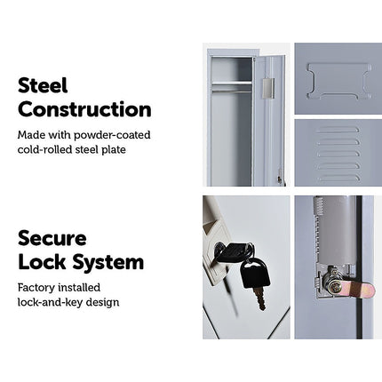 One-Door Office Gym Shed Storage Locker