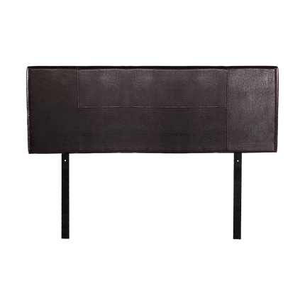 PU Leather Queen Bed Headboard Bedhead - Brown