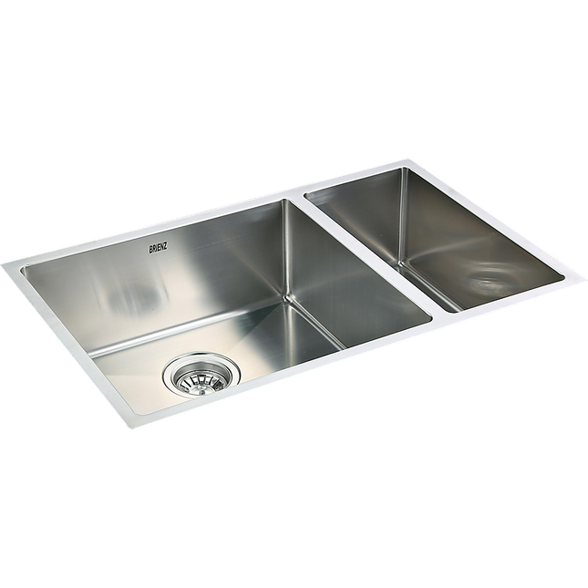 715x440mm Handmade Stainless Steel Undermount / Topmount Kitchen Sink with Waste