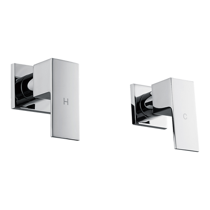 Chrome Bathroom Shower / Bath Mixer Tap Set w/ WaterMark