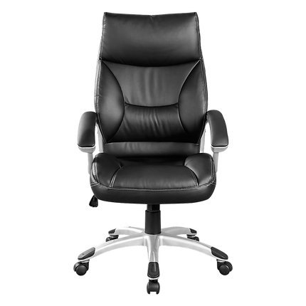 PU Leather Office Chair Executive Padded Black
