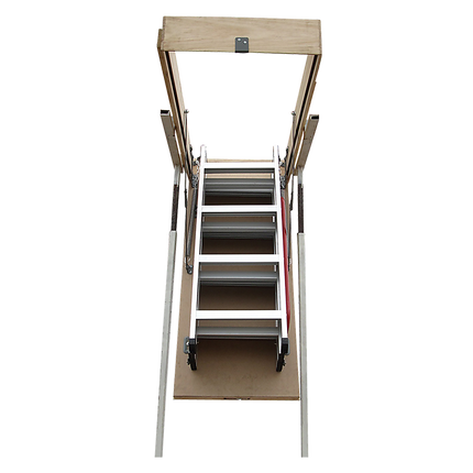 Deluxe Aluminium Attic Loft Ladder - 2700mm to 3050mm