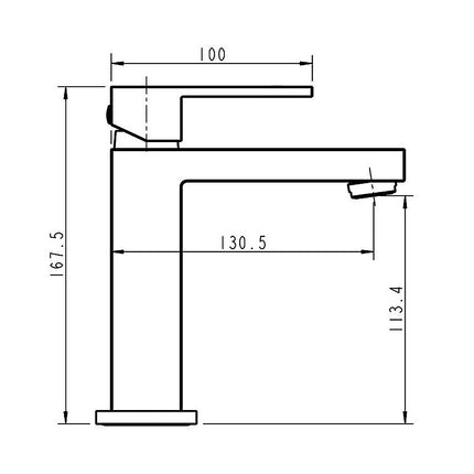 Basin Mixer Tap Faucet -Kitchen Laundry Bathroom Sink