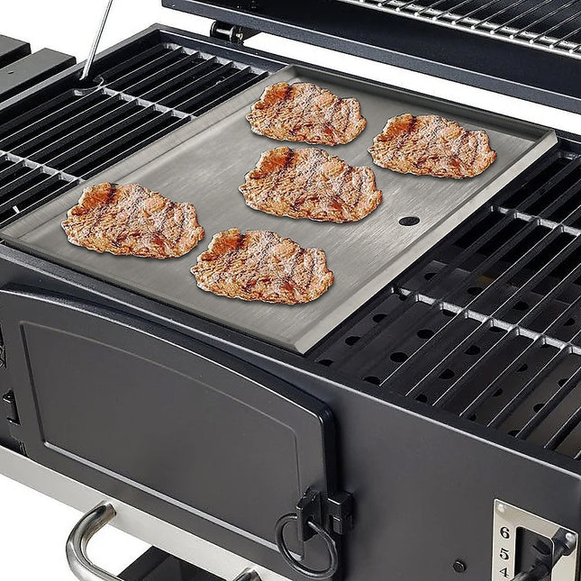 Stainless Steel BBQ Grill Hot Plate 49 X 40CM Premium 304 Grade