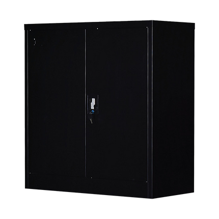 Two-Door Shelf Office Gym Filing Storage Locker Cabinet Safe