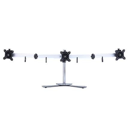 Triple Tilt LCD Monitor Mount Freestanding Desktop Stand