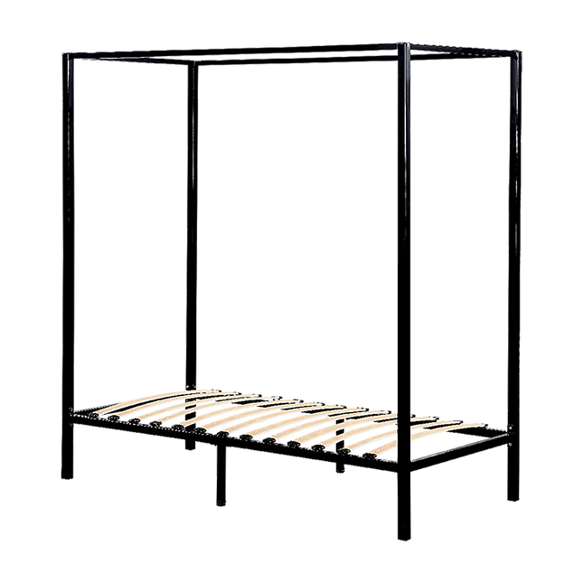 4 Four Poster Single Bed Frame