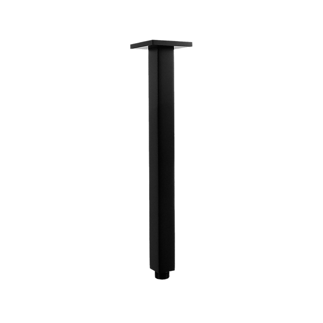 Shower Head Arm Wall Connector Electroplated Matte Black Finish