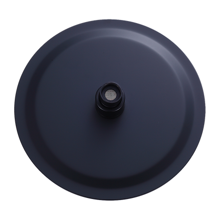 200mm Shower Head Round 304SS Electroplated Matte Black Finish