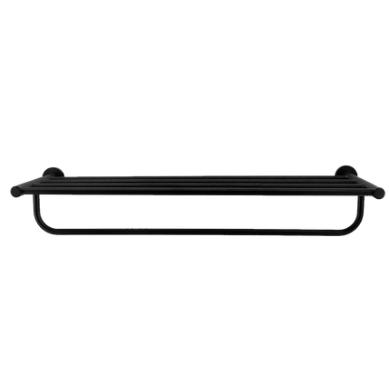 Classic Towel Bar Rail Bathroom Electroplated Matte Black Finish