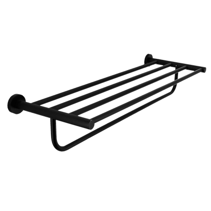 Classic Towel Bar Rail Bathroom Electroplated Matte Black Finish