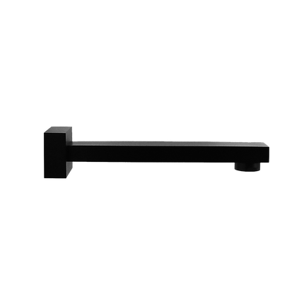 200mm Bath Safety Spout Electroplated Matte Black Finish