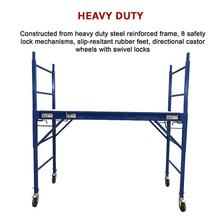 Mobile Safety High Scaffold / Ladder Tool -450KG