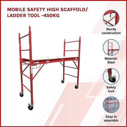 Mobile Safety High Scaffold / Ladder Tool -450KG