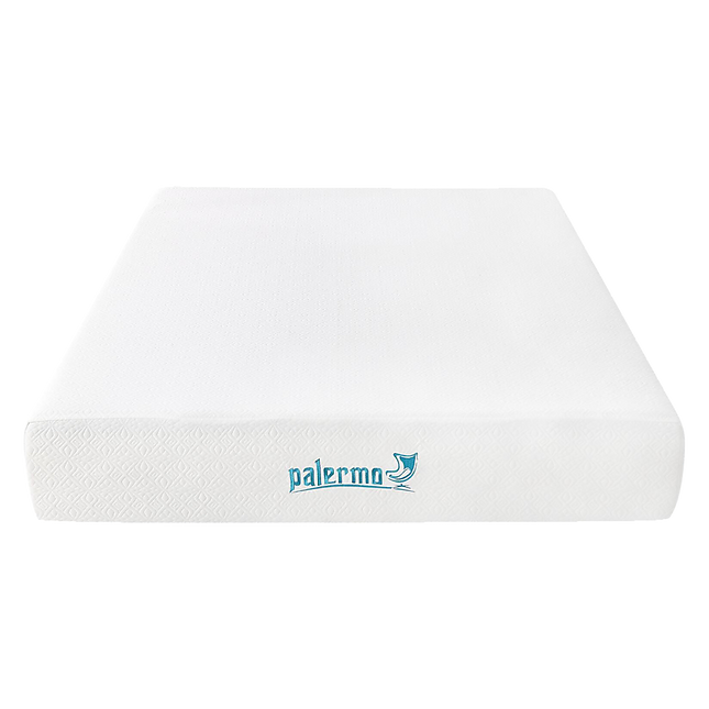 Palermo Double 25cm Gel Memory Foam Mattress - Dual-Layered - CertiPUR-US Certified